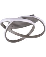 Trio Course R62051107 stalen plafondlamp