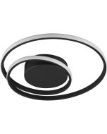 Trio Zibal R62911132 zwarte plafonniere