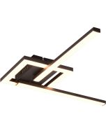 Plafondlamp Viale zwart 63cm