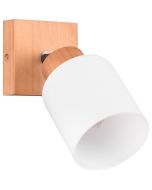 Trio Assam R81111030 hout met glazen spotje