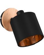 Trio Tommy R81331030 zwart gouden spot