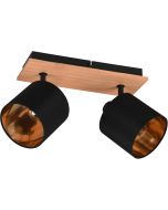 Trio Tommy R81332030 zwart gouden spot