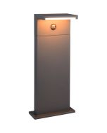 Trio Ravi antraciet grijze paallamp van 100 cm hoog geschikt voor kustgebieden met een LED paneel naar beneden gericht