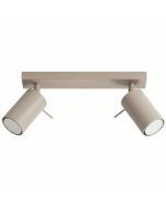 Plafondlamp Ring taupe 30cm