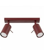 Plafondspot Ring bordeauxrood 30cm