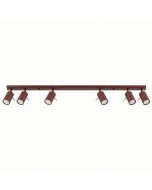 Plafondspot Ring bordeauxrood 118cm