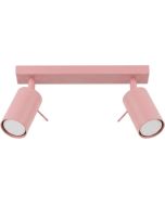 Plafondspot Ring roze 30cm
