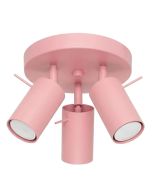 Plafondspot Ring roze 26cm