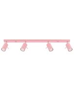 Plafondspot Ring roze 80cm