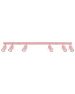 Plafondspot Ring roze 118cm