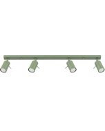 Plafondspot Ring saliegroen 80cm