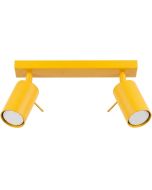 Plafondspot Ring geel 30cm