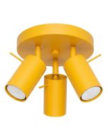 Plafondspot Ring geel 26cm