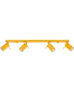 Plafondspot Ring geel 80cm
