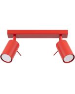 Plafondspot Ring rood 30cm
