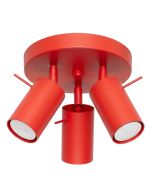 Plafondspot Ring rood 26cm