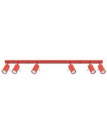 Plafondspot Ring rood 118cm