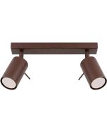 Plafondspot Ring bruin 30cm