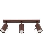 Plafondspot Ring bruin 45cm