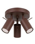 Plafondspot Ring bruin 26cm