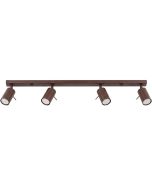 Plafondspot Ring bruin 80cm