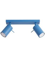 Plafondspot Ring lichtblauw 30cm