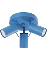 Plafondspot Ring lichtblauw 26cm
