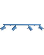 Plafondspot Ring lichtblauw 80cm