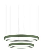 Hanglamp Rio olijfgroen 2r 78cm