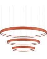 Hanglamp Rio okerrood 3r 110cm