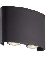 Buitenwandlamp Shadows LED zandzwart