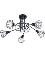 Sollux Artemis SL.1110 zwarte plafondlamp