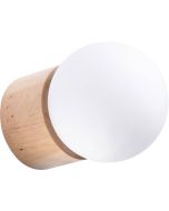 Sollux Boomo SL.1192 hout met glazen wandlamp