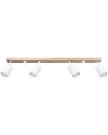 Sollux Verdo SL.1289 witte spot van hout en metaal