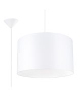 Sollux Nova SL.1404 witte hanglamp van textiel