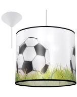 Sollux Football SL.1428 hanglamp met voetbal op grasmat