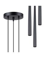 Sollux Bliss SL.1463 zwarte cilindervormige buis hanglamp