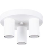 Sollux Lagos SL.1464 witte plafondlamp met drie gu10 fittingen