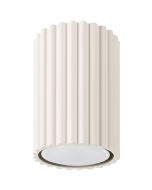 Sollux Karbon SL.1587 beige geribbelde plafondlamp