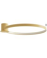 Thoro Rio TH.224 goudkleurige ringvormige plafondlamp met een diameter van 78 cm