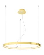 Thoro Rio TH.246 glanzend gouden ringvormige hanglamp met een diameter van 78cm