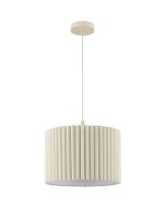 Hanglamp Velin beige 35cm