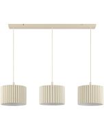 Hanglamp Velin beige 109cm