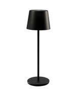 Batterijlamp Vence zwart 32cm