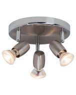 Brilliant Wesley G54834/77 plafondspot nikkel