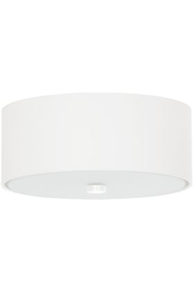 Sollux Skala SL.0759 witte plafondlamp van textiel