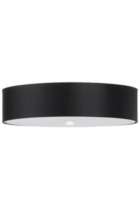 Sollux Skala SL.0762 zwarte plafondlamp van textiel