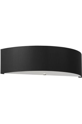 Sollux Skala SL.0764 zwarte wandlamp van textiel
