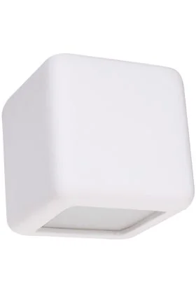 Sollux Nesta SL.0839 witte kubus vormige wandlamp