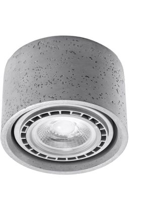 Sollux Basic SL.0881 betonnen plafondlamp